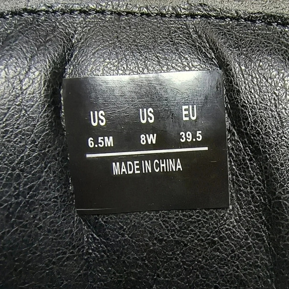 Vibefront Women's (or unisex) Dragon Print Grunge Goth Combat Boots, 8W, 6.5M - Picture 3 of 7